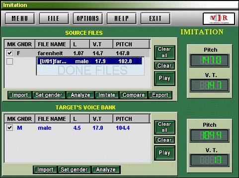 Vocal Imitation Screenshot